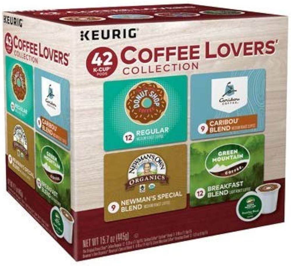 Coffee Lovers' Collection K-Cup Coffee Pods Variety Pack Medium Roast - 42ct