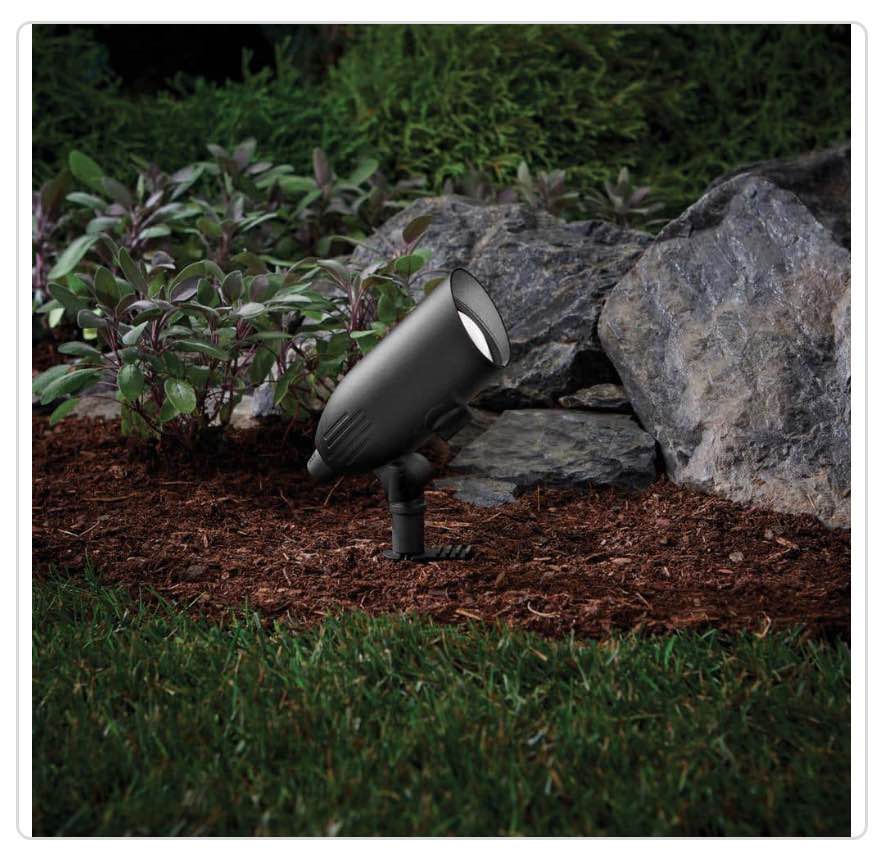 17-Watt Millennium Black Adjustable Light Color Outdoor Integrated LED Landscape Flood Light