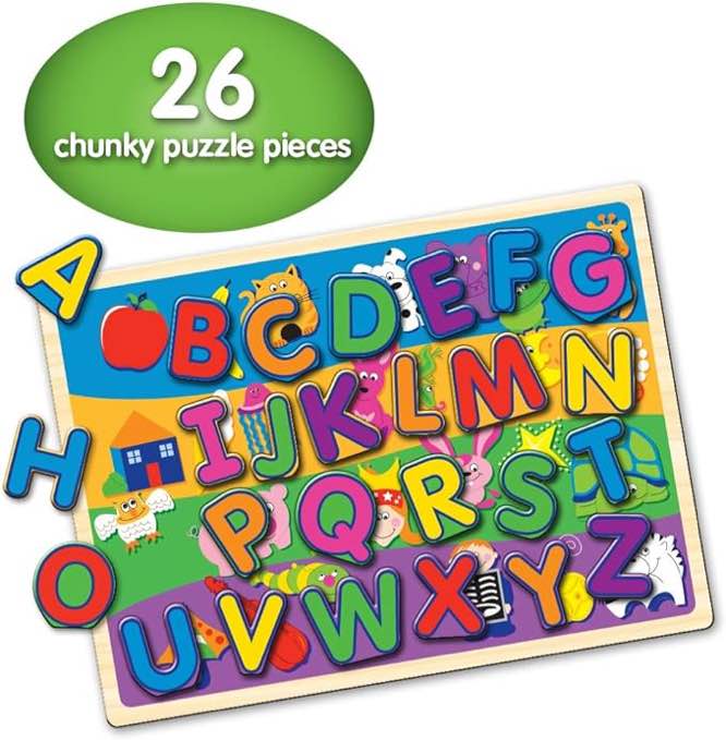 my first lift & learn chunky puzzle ABC & chunky puzzle 123