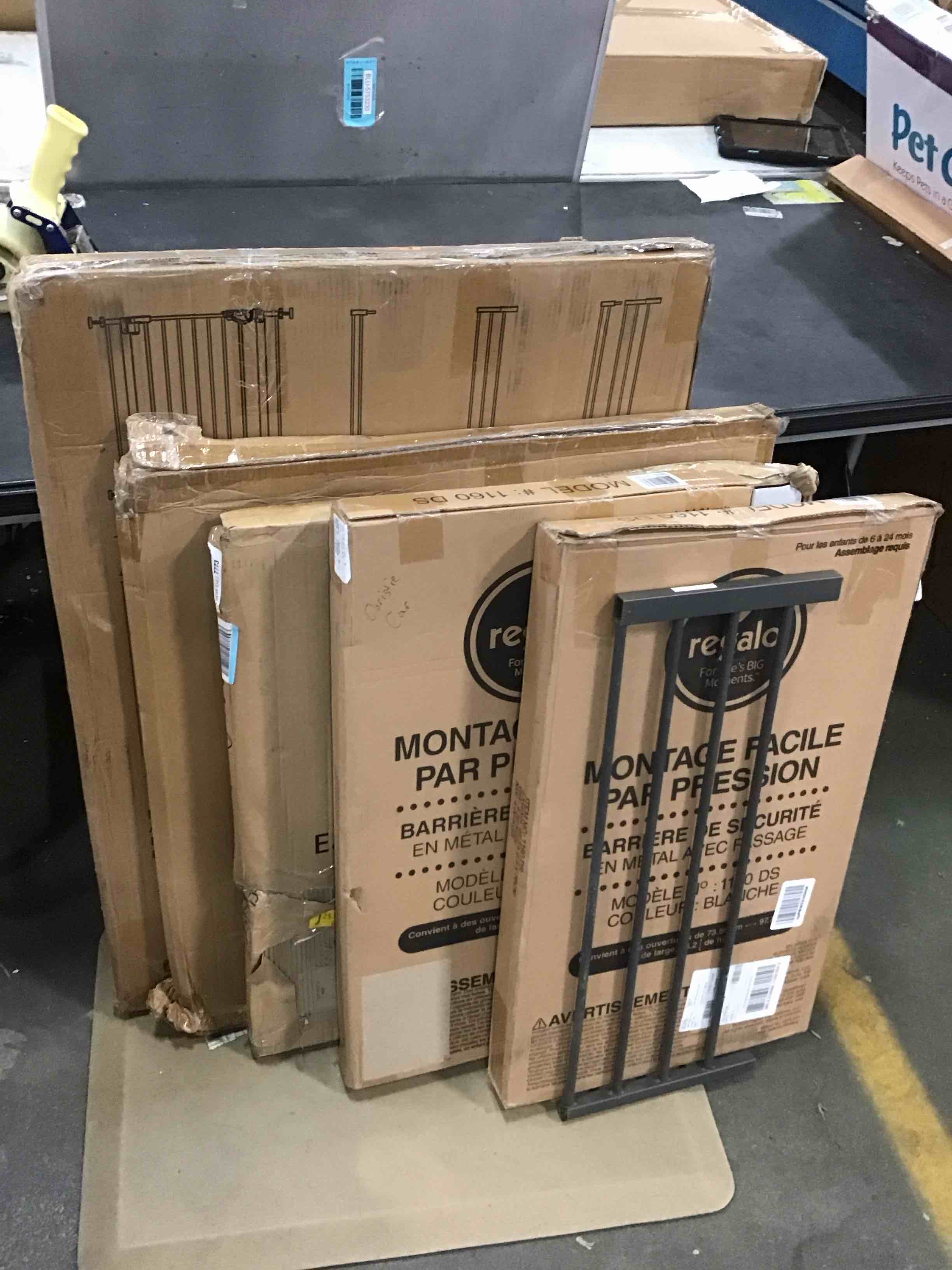 assorted baby gates 