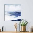 'Crystallized Lagoon I' Acrylic Painting Print on Wrapped Canvas