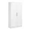 Prepac Elite White 16.5 in. D x 32 in. W x 65 in. H Accent Storage Cabinet with Panel Doors