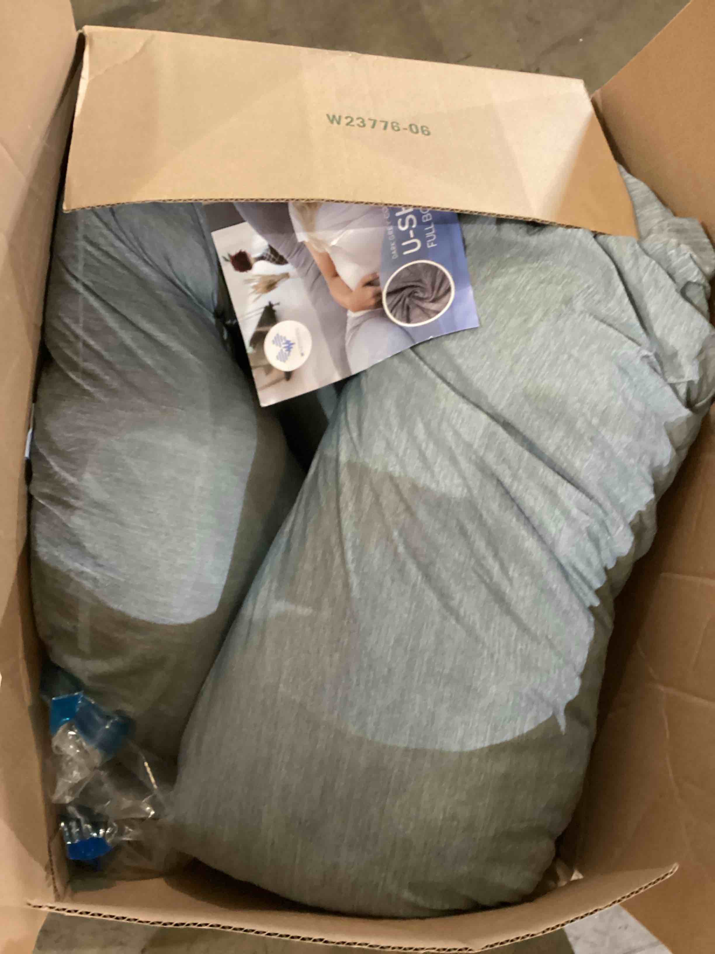 Pharmedoc Pregnancy Pillows, UShape Full Body Pillow Removable