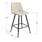 Seidman 26" Counter Stool