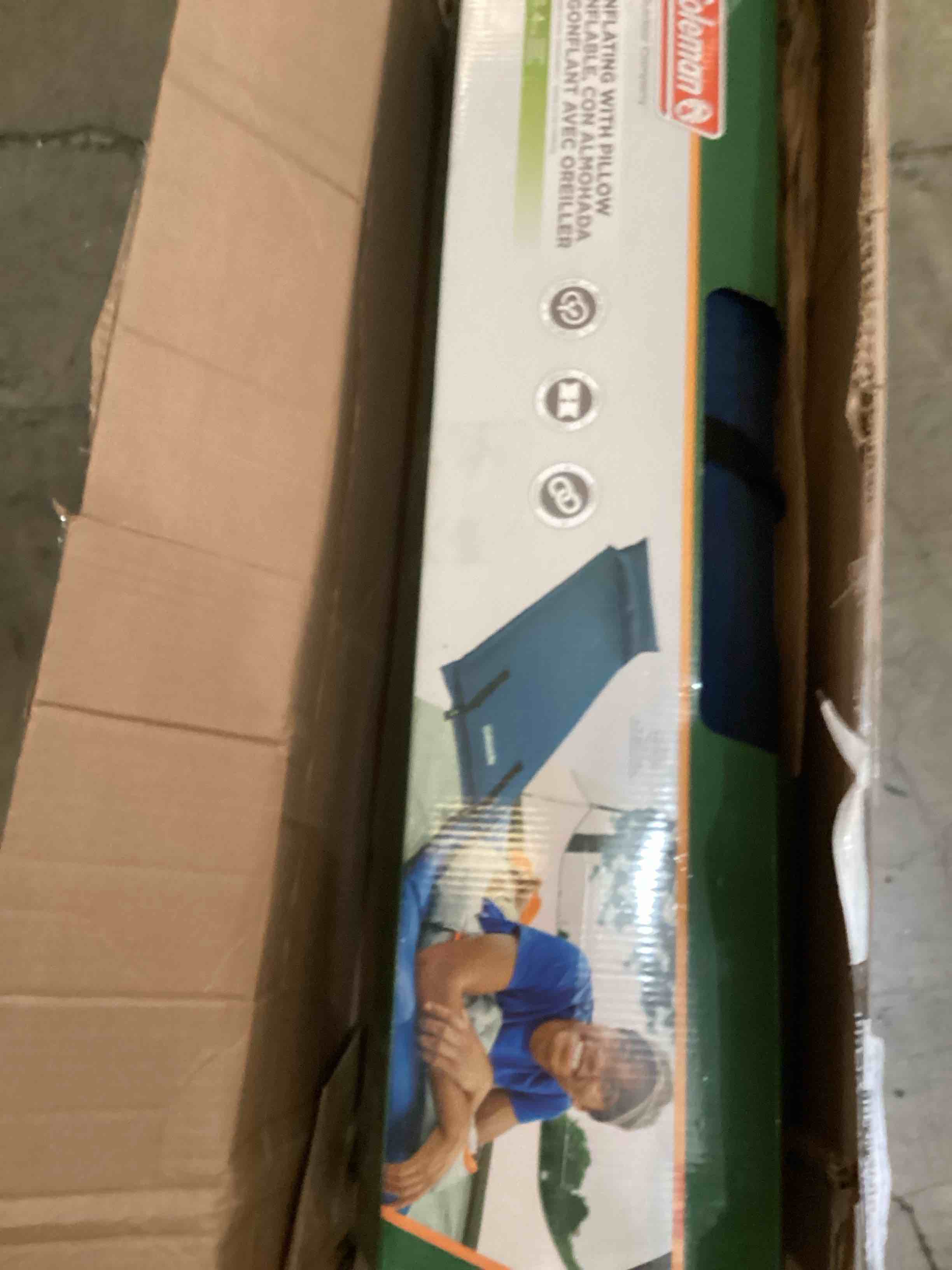 Coleman SelfInflating Camping Pad with Pillow , Blue