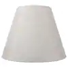 Mix and Match 13 in. Dia x 10 in. H Off White Round Table Lamp Shade