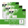 HDX 12 in. x 12 in. x 1 in. Standard Pleated Furnace Air Filter FPR 5, MERV 8 (3-Pac