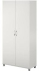 SystemBuild Lonn Large Utility Storage Cabinet, White