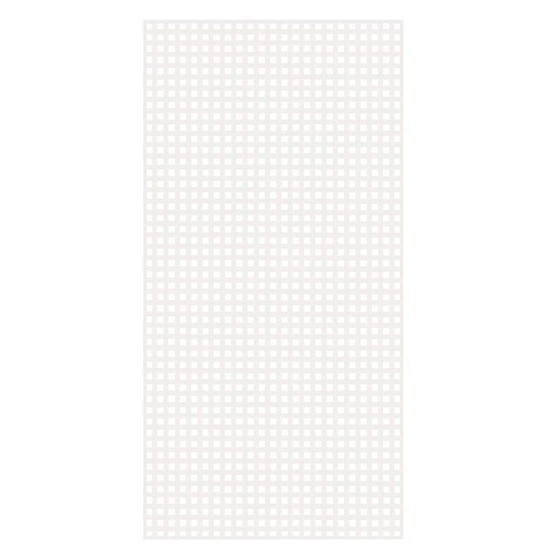96" H x 48" W Vinyl Square Privacy Lattice Panel