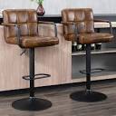 Crosdy Leather Bar Stool