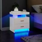 Morits LED Nightstand with Wireless Charging