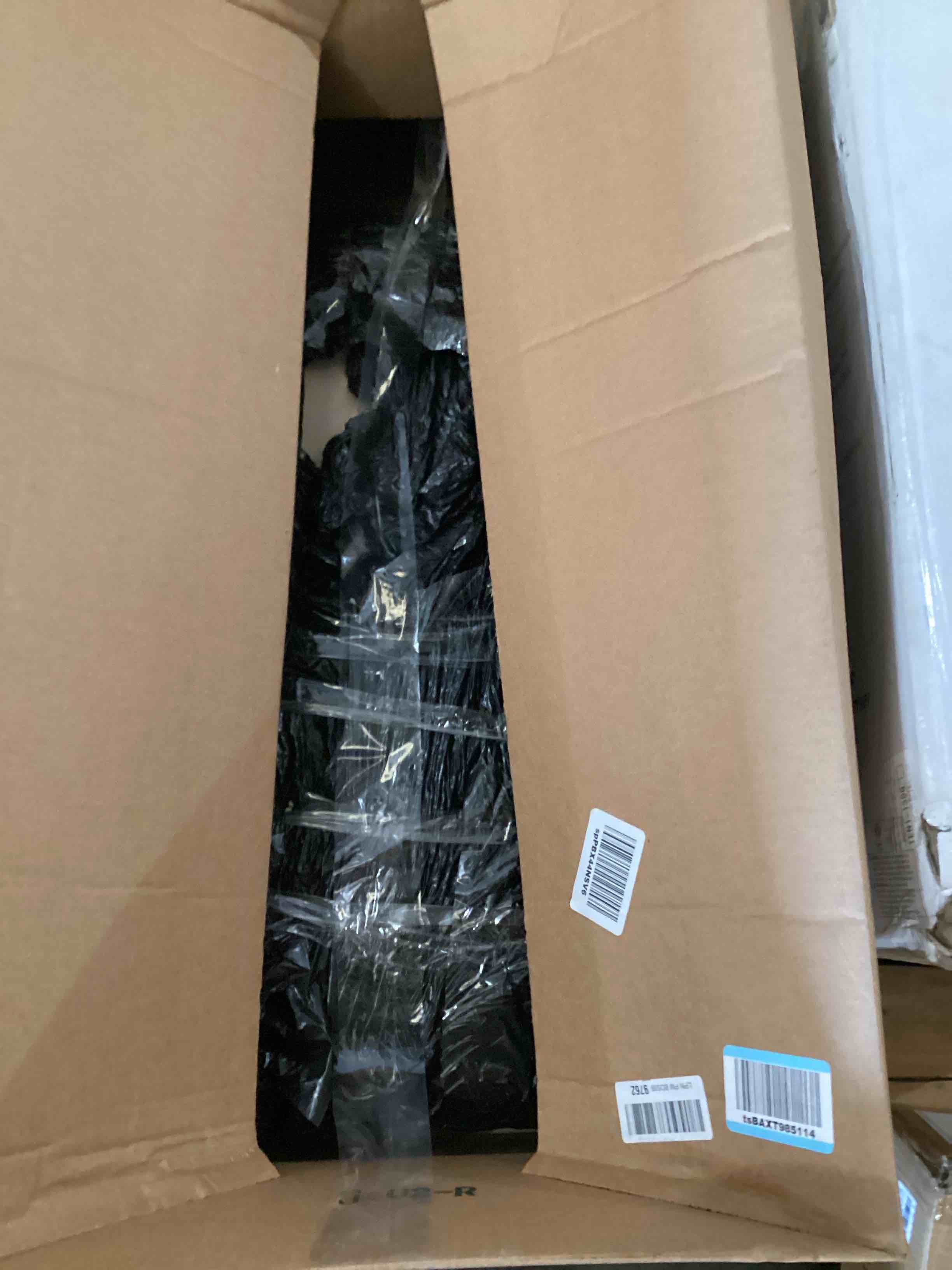 Finnhomy Linen Fabric Upholstered Queen Size Headboard