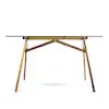 51 in. Rectangular Natural Writing Desk