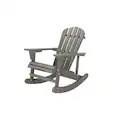 Saint Birch Adirondack Wooden Rocking Chair