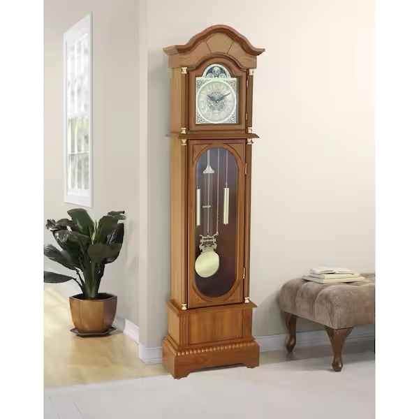 https://www.homedepot.com/p/Traditional-72-in-Oak-Floor-Standing-Grandfather-Clock-GF1003-72MK/307852246