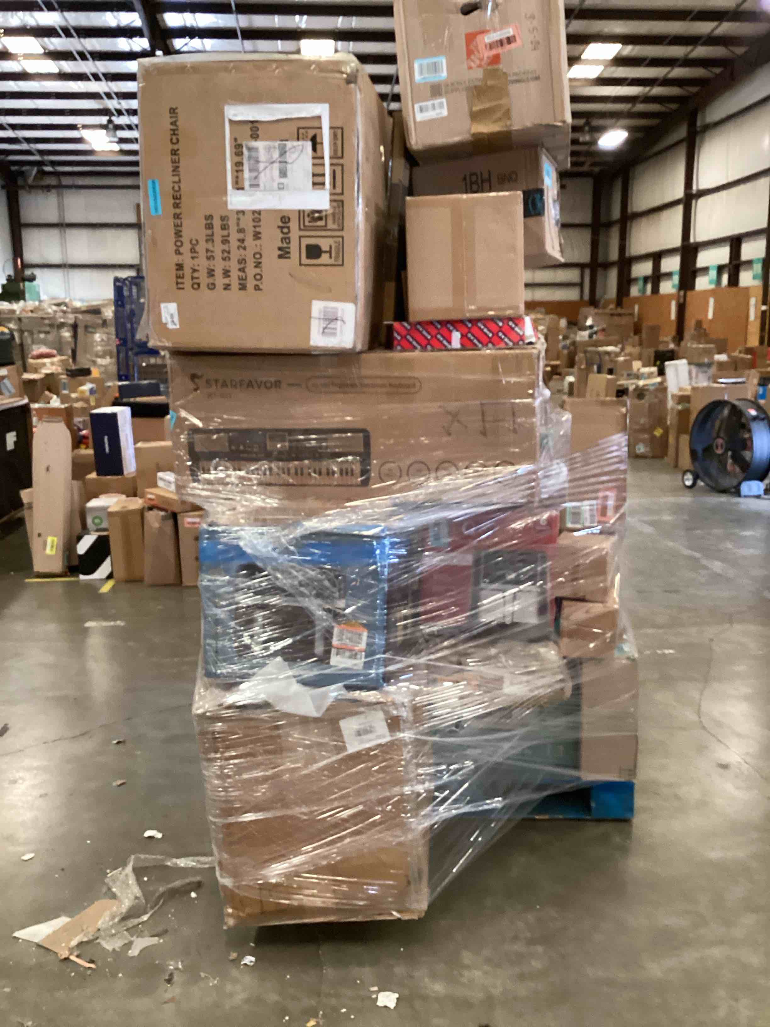 pallet auction (nonrefundable) (must take all)