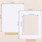Thyle 20 Pieces 16 x 20 Inches White Picture Mats Show Kit for 11 x 14 Inches Photo White Picture Mats Board Core Bevel Cut Acid Free Mats with 20 Pieces Backing Board Art Mat