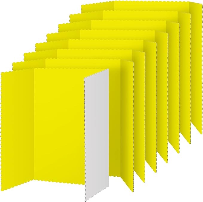 feceury tablero de poster triple 10 piezas Amazon.com: Tablero de póster de 10 piezas, triple pliegue, tablero 