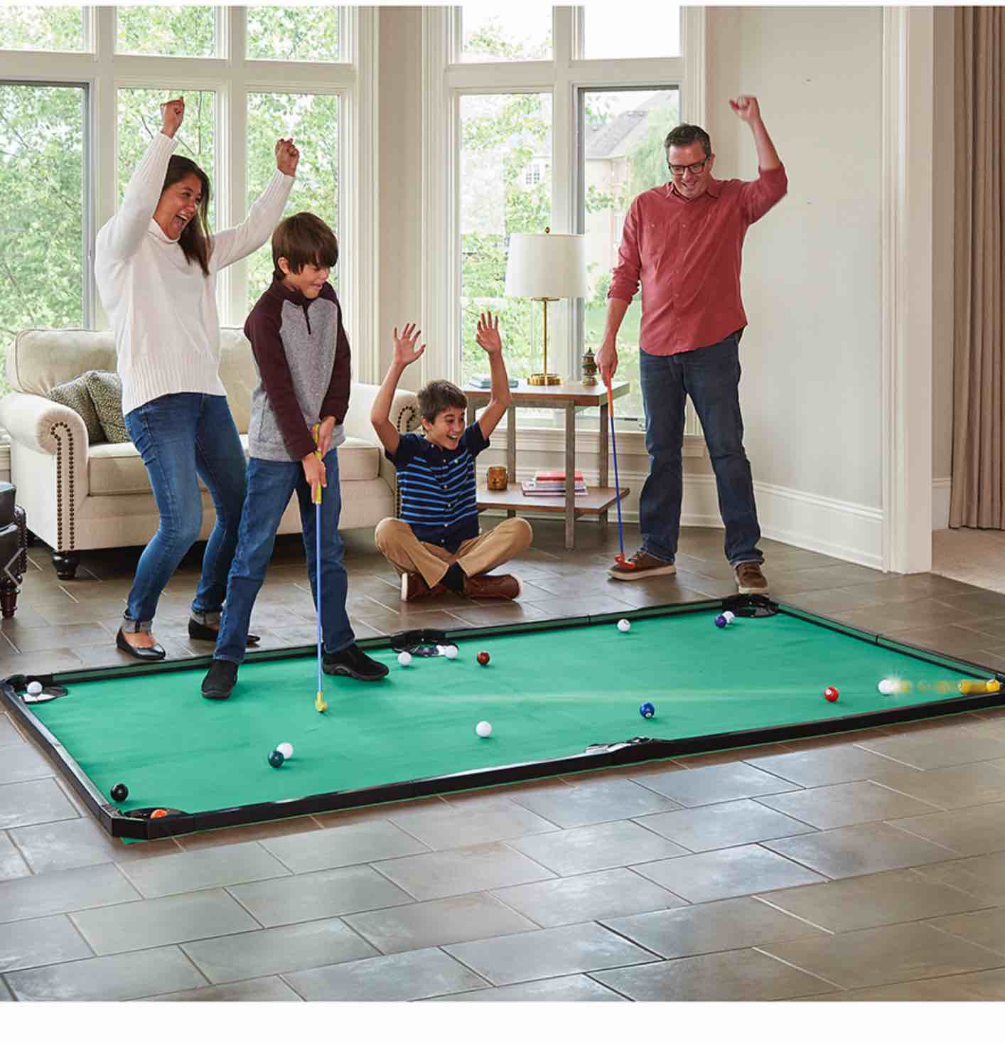 The World's Largest Putting Pool Table