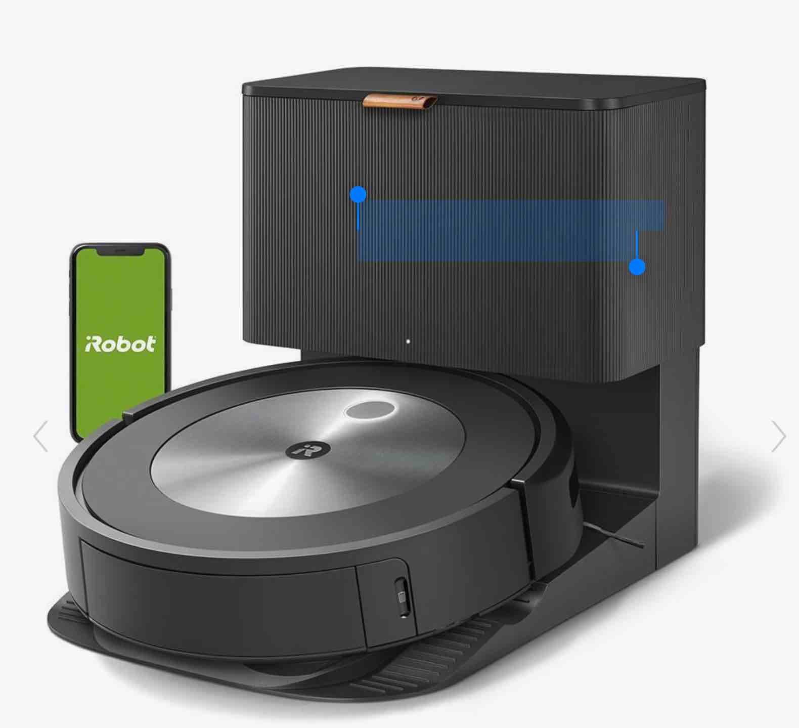 The Advanced j7+ Roomba With Automatic Dirt Disposal