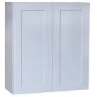 Ready to Assemble Cabinets: Lakewood Cabinets Kitchen Cabinets 24x36x12 in. All Wood Double Open Door Frame Kitchen Wall Cabinet Shaker White Painted SW-W2436GD ( image similar).