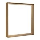 FOLKOR Floating Frame for 16x20 Canvas Paintings, DIY Metal Canvas Frame with 1.5" Deep, Modern Floater Frame for Oil Paintings Portrait Landscape Living Room Bedroom Home Office Wall Art Decor (Gold)