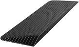 Door Threshold Ramp 1" Rise Door Ramp Aluminum Entry Ramp or Doorways Rated 800 lbs Load Capacity forWheelchair Scooters Power Chairs Walkers black 