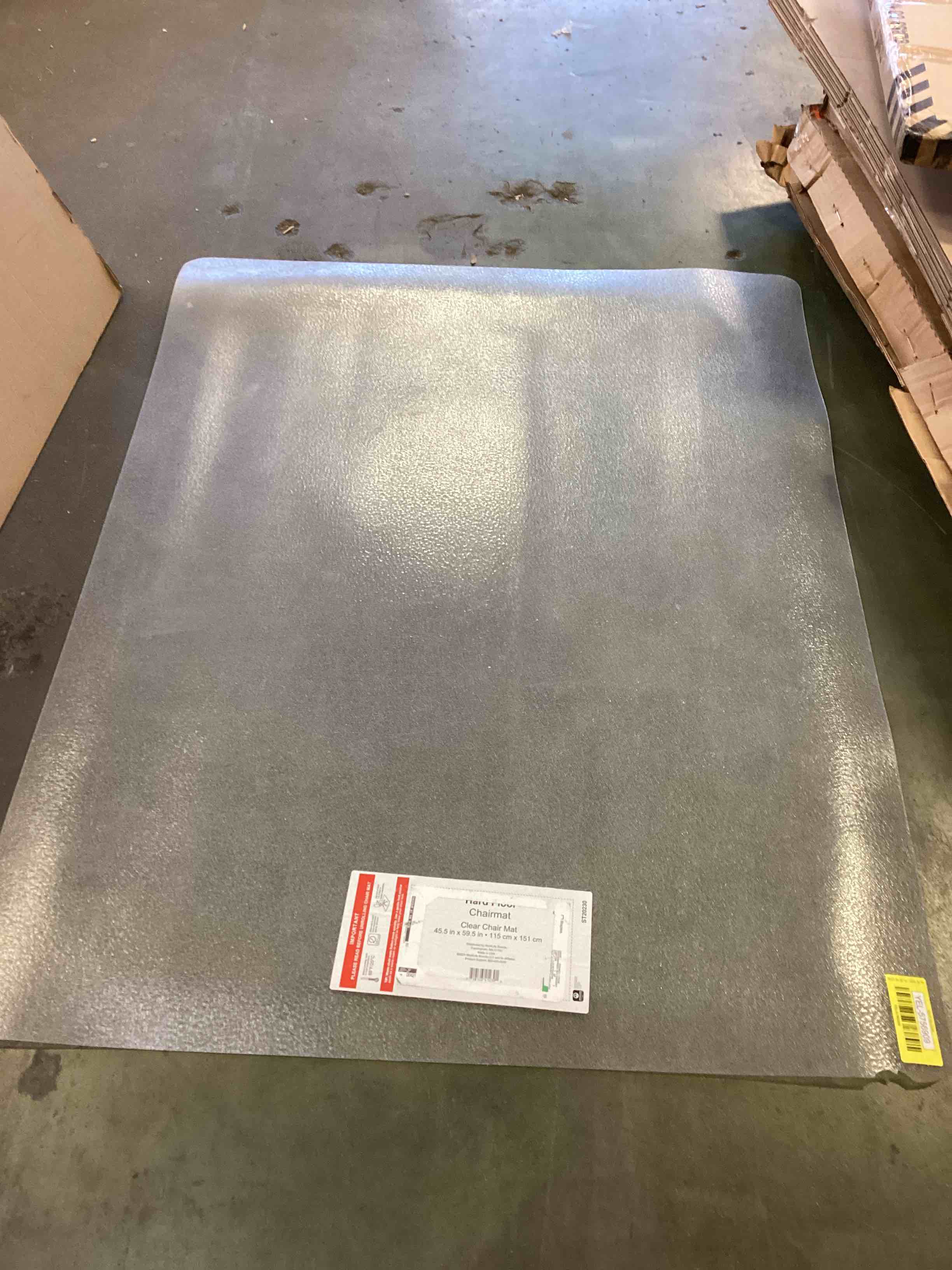 45.5inx59.5inRectangle Chair Mat, Economy Series For Hard Floors