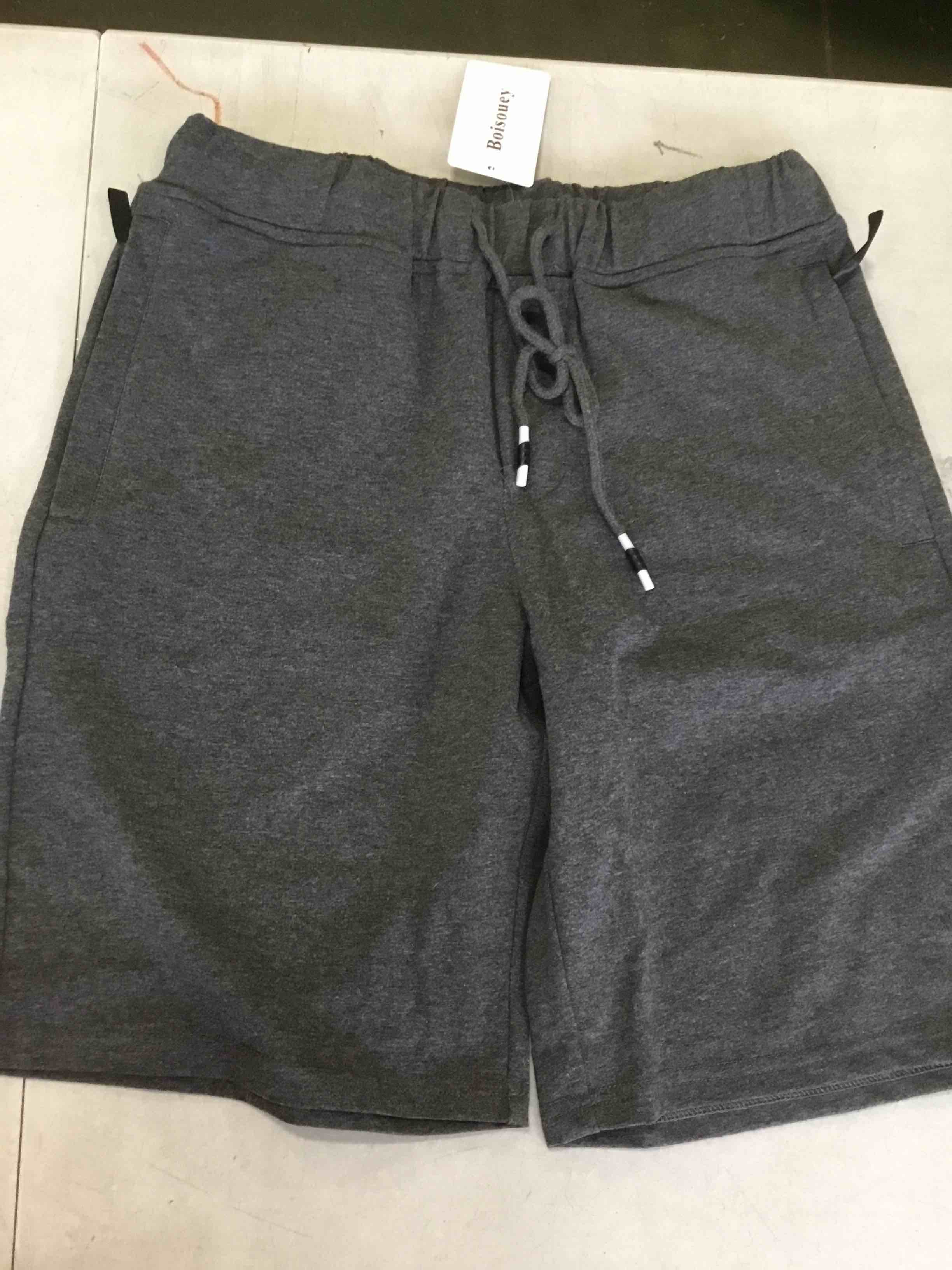 Boisouey Men's Linen Casual Classic Fit Short Summer Beach Shorts