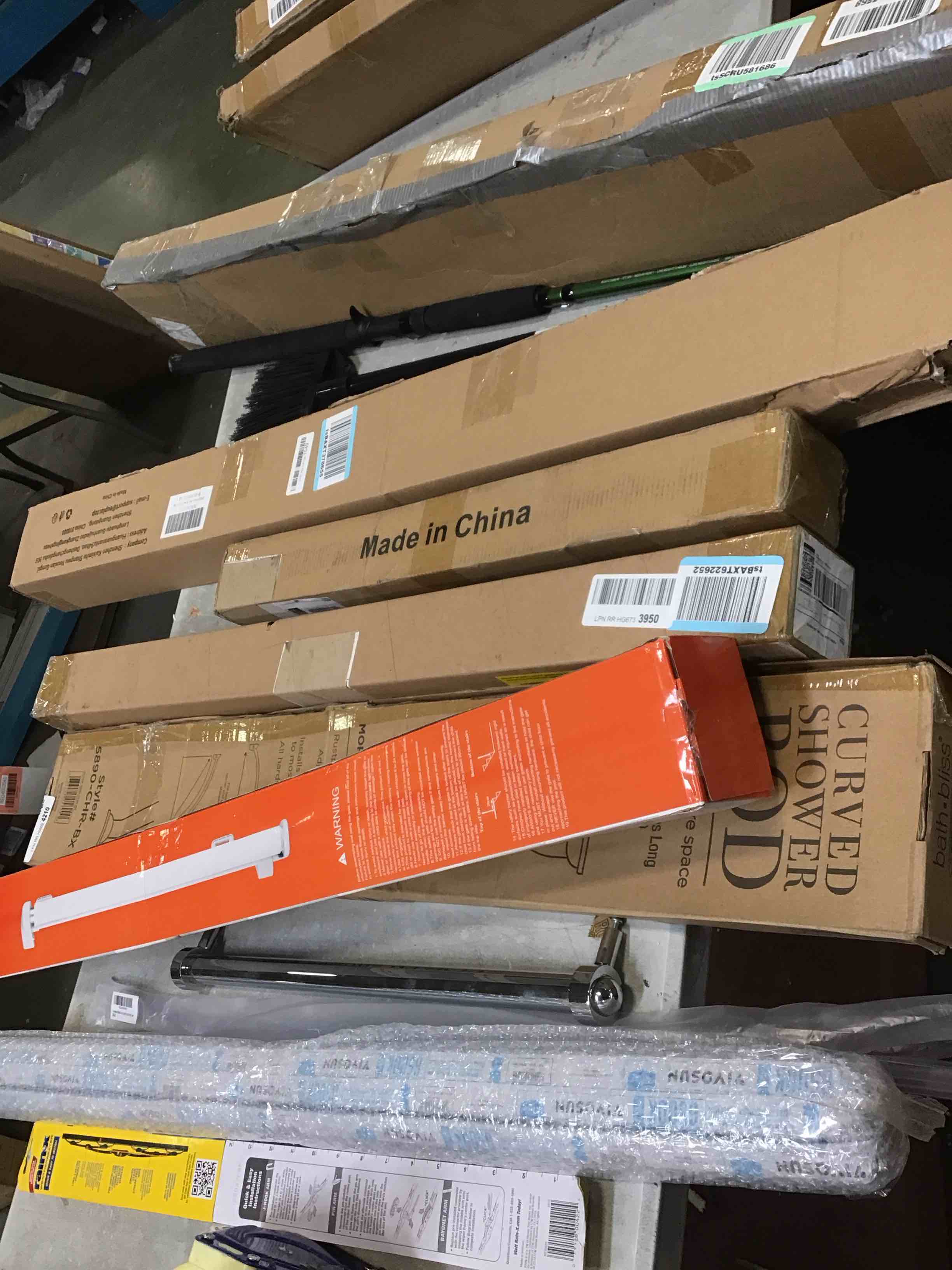 assorted retractable gate,lamps,cordless and more 