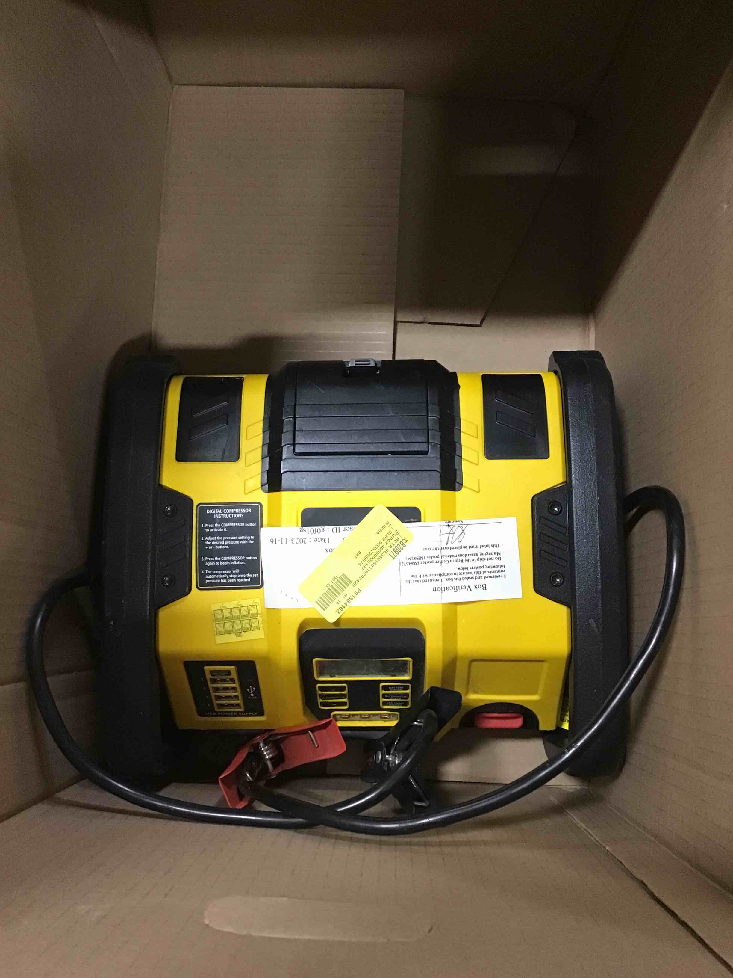 Stanley Fatmax Professional Power Station With 120 PSI Air Compressor