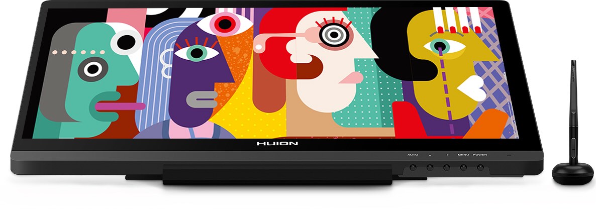 CAMVAS 20 HUION KAMVAS 20 Drawing Tablet with Screen 120% sRGB Graphic Drawing Monitor Pen Display Tilt Function Battery-Free Stylus 8192 Pen Pressure - 19.5 Inches