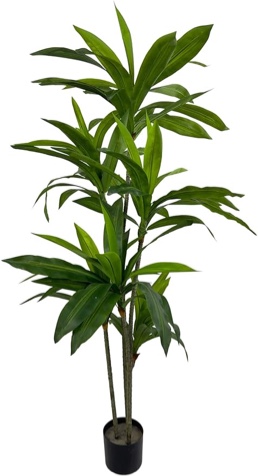 VIGGDA Artificial Dracaena Tree, 5FT Tall Fake Plants Artificial Dracaena Plants for Indoor, Fake Trees for Office Home Living Room Floor Patio Greening Porch Decor,