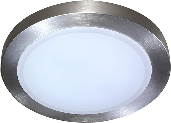 AA Warehousing NBDL1002-9LED-BN 1 Integrated LED Ceiling Light in Brushed Nickel Flush Mount