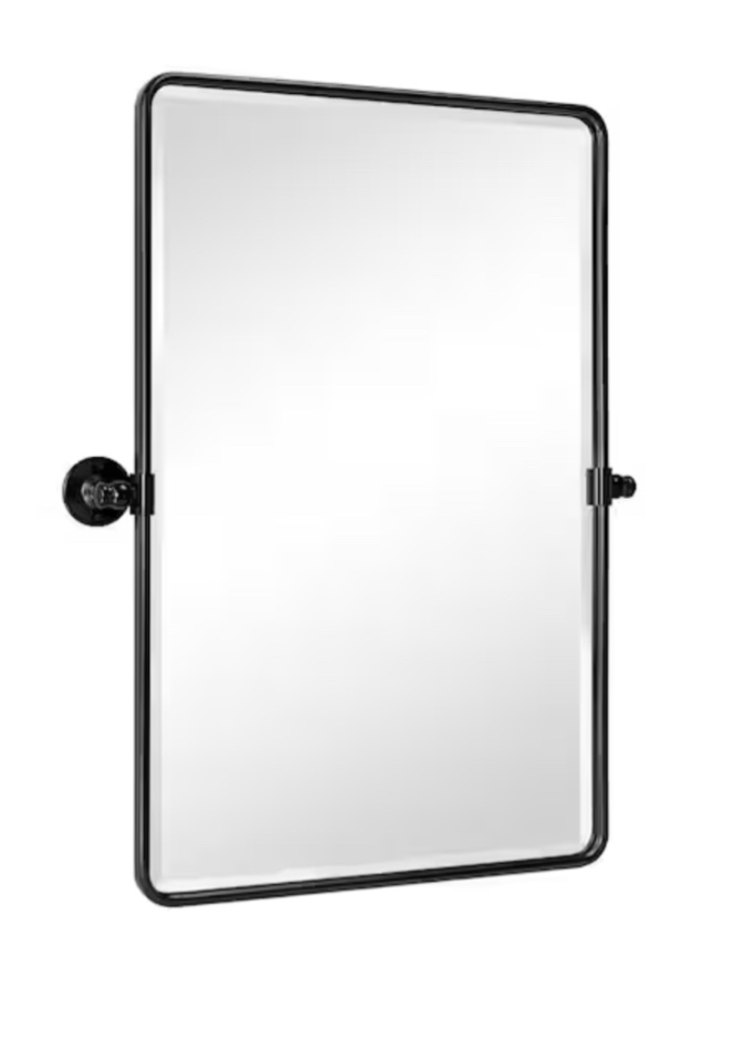 Woodvale 23 in. W x 35 in. H Large Rectangular Metal Framed Wall Mounted Bathroom Vanity Mirror in Oil Rubbed Bronze
