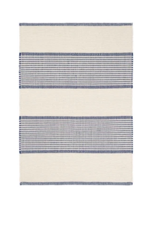 Mark D. Sikes La Mirada Striped Cotton Area Rug Rectangle 10' x 14'