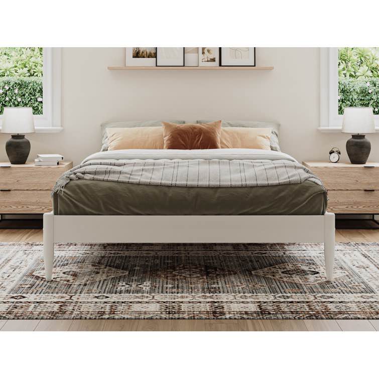 Anitia Solid Wood Platform Bed full 