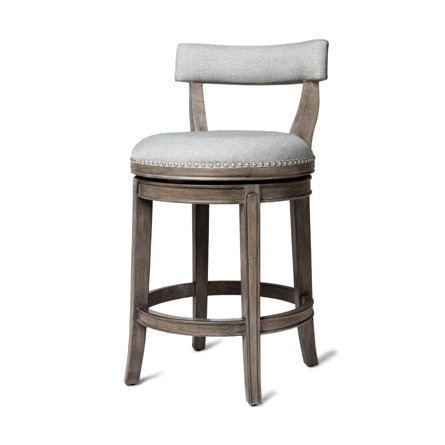 Maven Lane Alexander Counter Stool with Fabric Upholstery