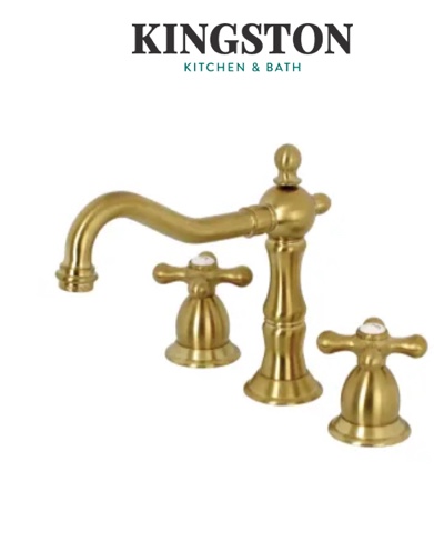 Widespread Bathroom Faucet with Drain Assemly