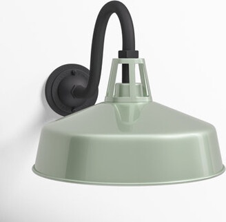Ciana Black 11.25" H Outdoor Barn Light