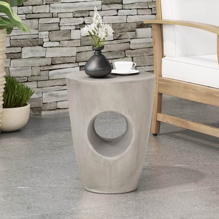 Belmin Stone/Concrete Side Table