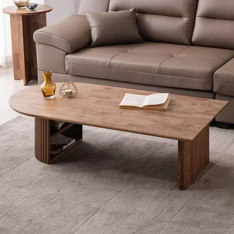 Solid Wood Sled Coffee Table (incomplete) (similar to stock photo)
