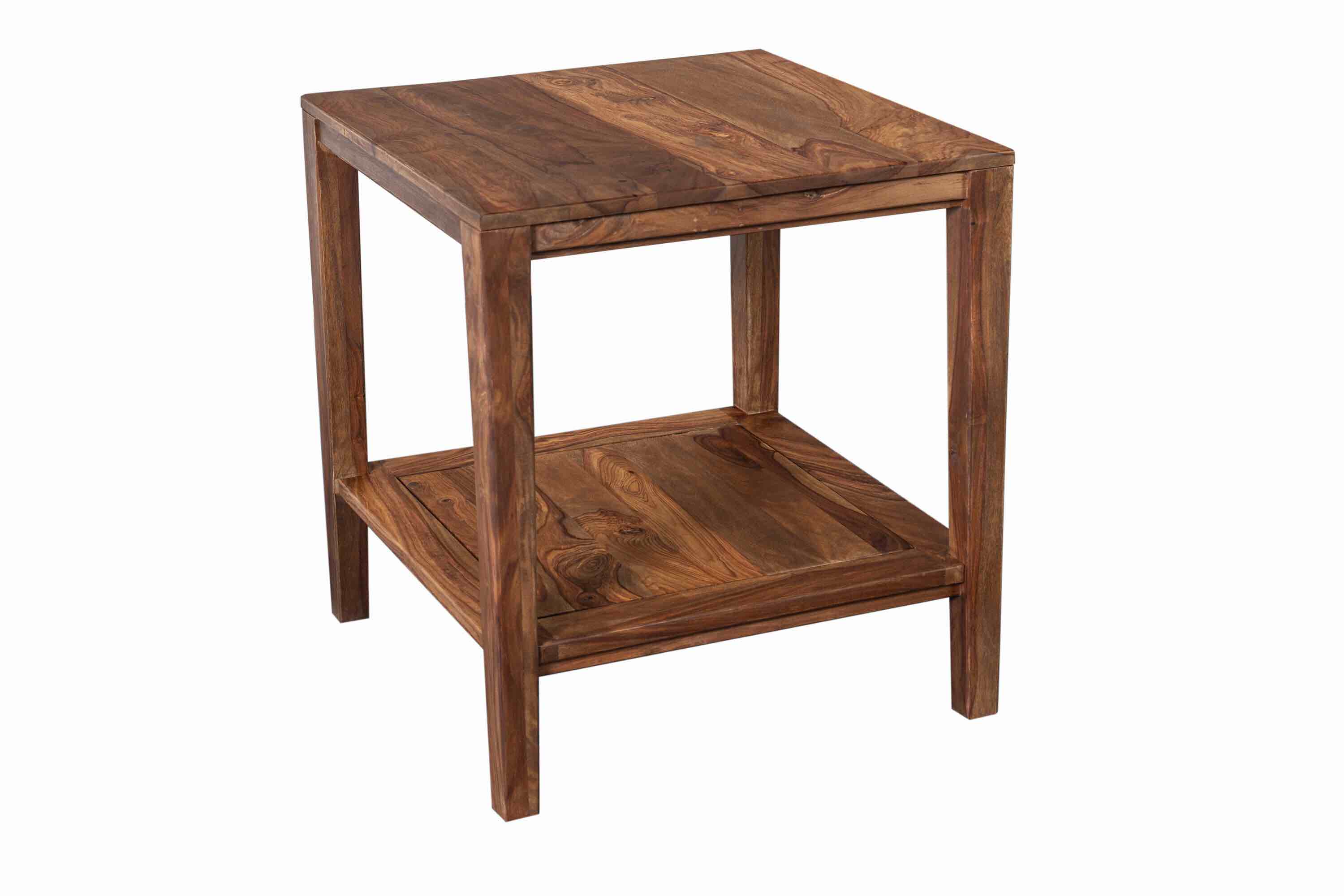 Mariann Solid Wood End Table with Storage