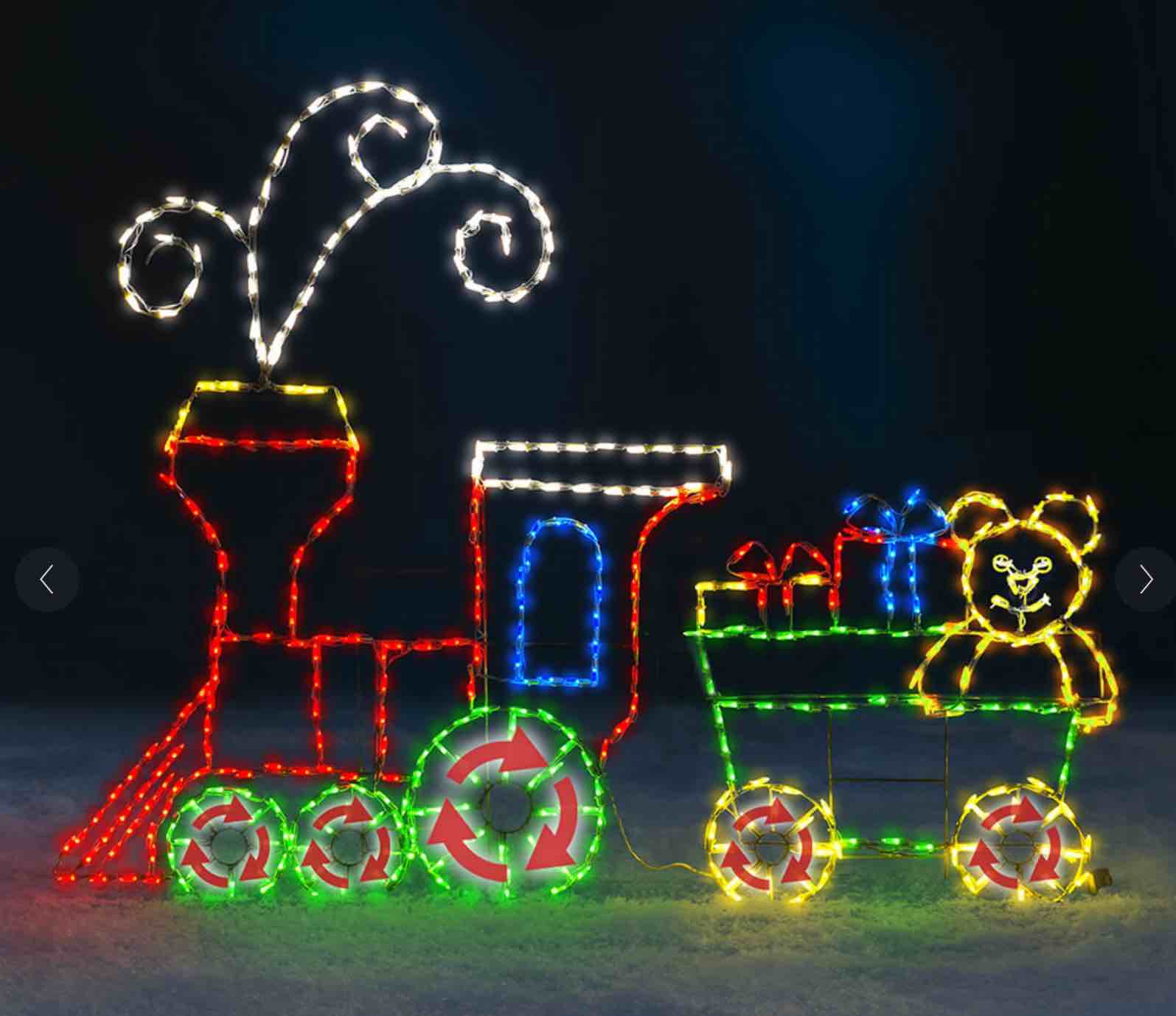 The 5' Animated Holiday Locomotive