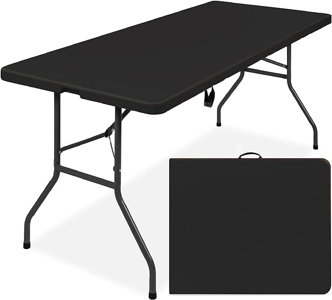 Folding Table, Indoor Outdoor Heavy Duty Portable