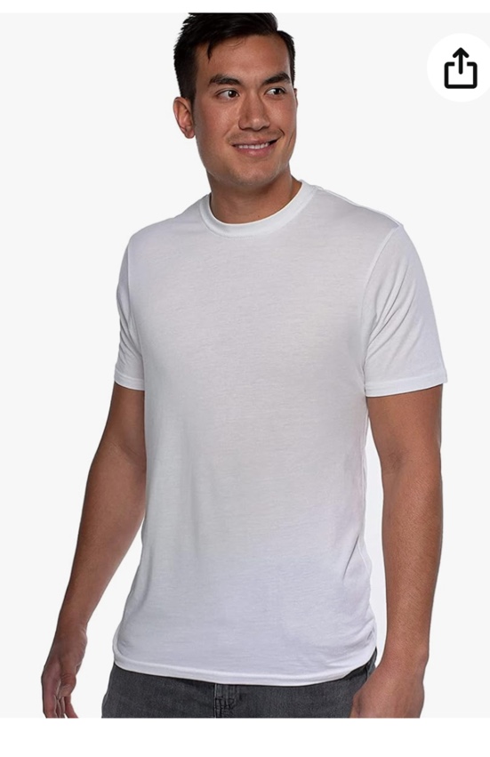 Cariloha Bamboo Crew Tee - Moisture Wicking Bamboo-Viscose Crewneck T Shirt for Men 2XL