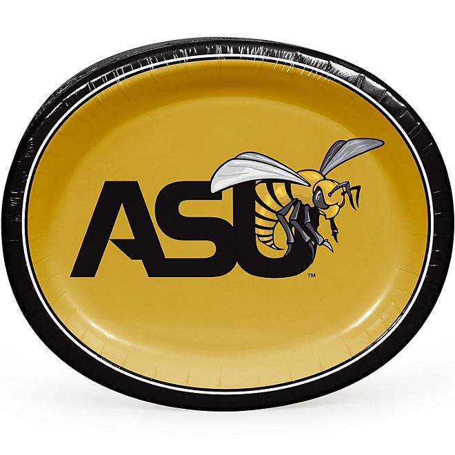 NCAA HBCU Oval Paper Plates, 10" x 12" , 50 ct.