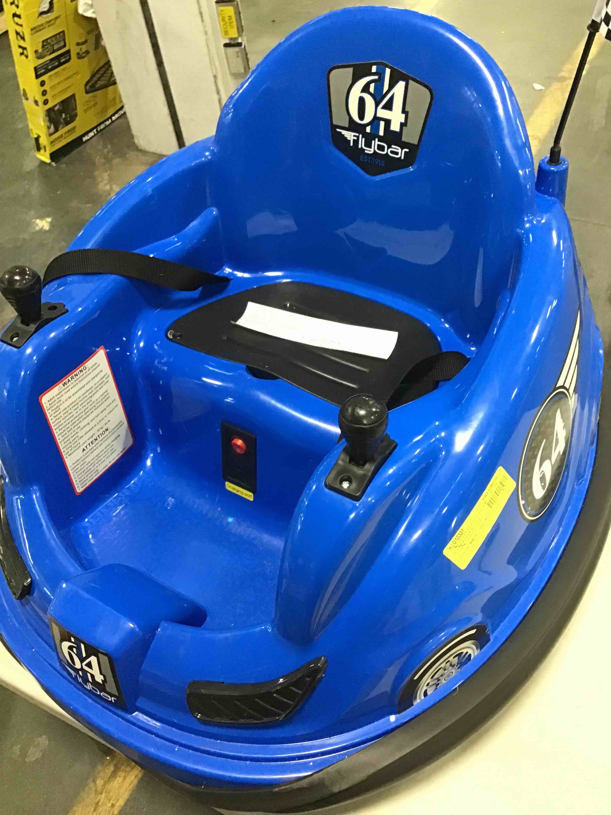 Flybar 6-Volt Battery Powered Electric Bumper Cars, 1 pack 