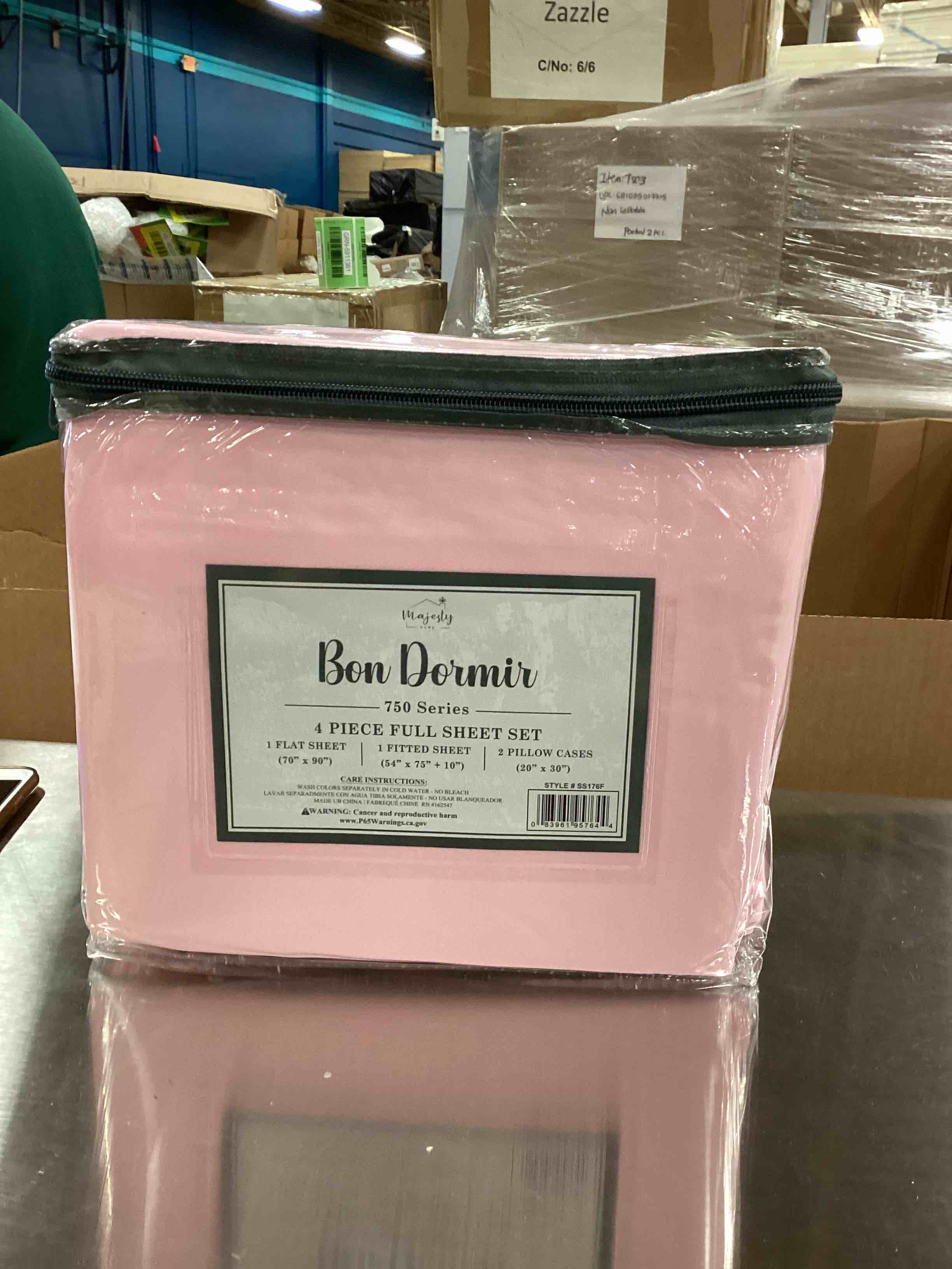 Bon Dormir 750 series 4 piece full sheet, set extra deep pockets