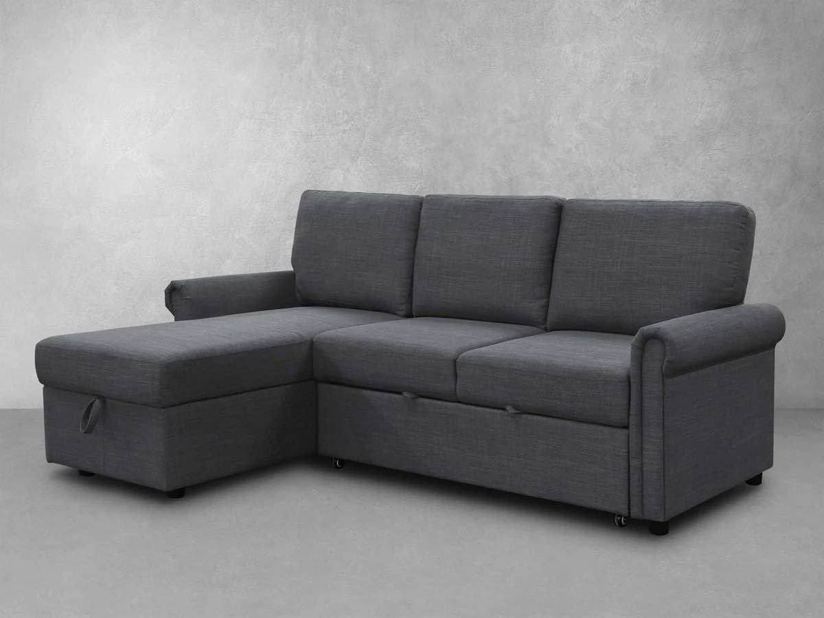HAMILTON STORAGE SOFA BED REVERSIBLE SECTIONAL (2 BOXES)